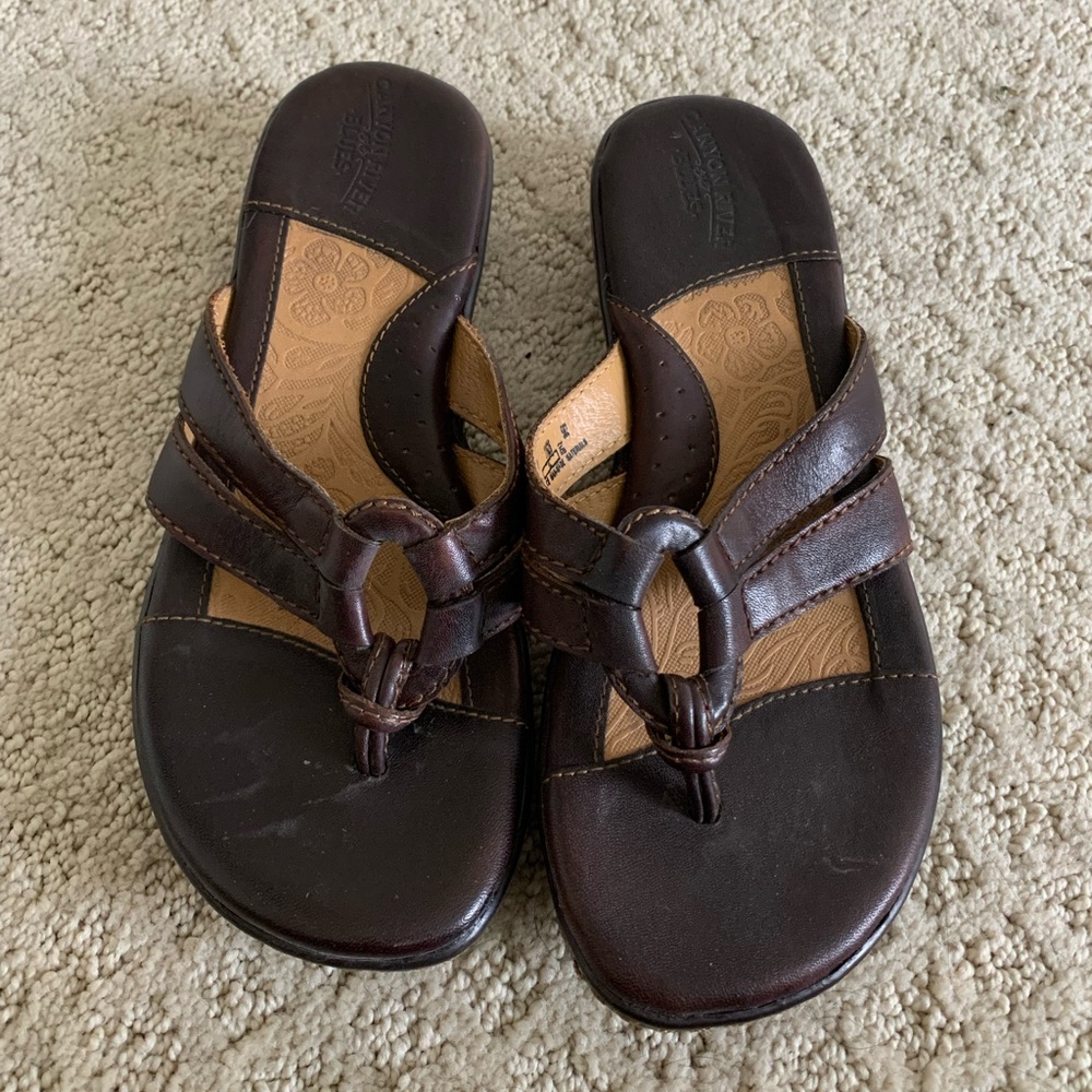 Brown sandals